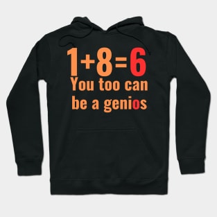 mathematics genius iq gifts Hoodie